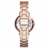 Fossil Jacqueline Rose Gold Dial Rose Gold Steel Strap Watch for Women - ES3665 Buy Now By Fossil