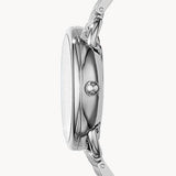 Fossil Tailor Silver Dial Silver Steel Strap Watch for Women - ES3712 Buy Now By Fossil