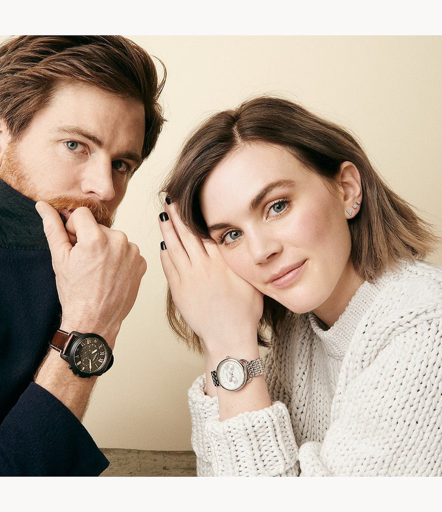 Fossil Tailor Silver Dial Silver Steel Strap Watch for Women - ES3712 Buy Now By Fossil