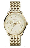 Fossil Tailor Gold Dial Gold Steel Strap Watch for Women - ES3714 Buy Now By Fossil