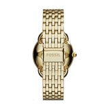 Fossil Tailor Gold Dial Gold Steel Strap Watch for Women - ES3714 Buy Now By Fossil
