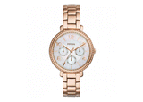 Fossil Jacqueline Multi Function Mother of Pearl Dial Rose Gold Steel Strap Watch for Women - ES3757 Buy Now By Fossil
