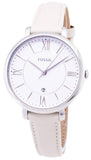 Fossil Jacqueline White Dial Beige Leather Strap Watch for Women - ES3793 Buy Now By Fossil