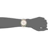 Fossil Boyfriend Chronograph White Dial Two Tone Steel Strap Watch for Women - ES3840 Buy Now By Fossil
