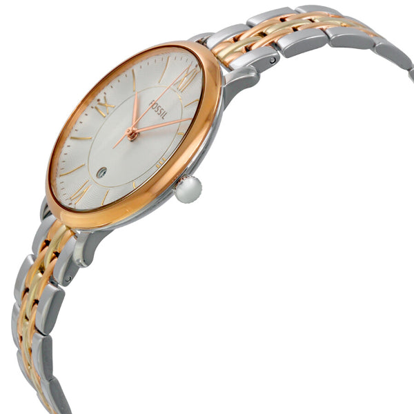 Fossil Jacqueline White Dial Two Tone Steel Strap Watch for Women - ES3844 Buy Now By Fossil