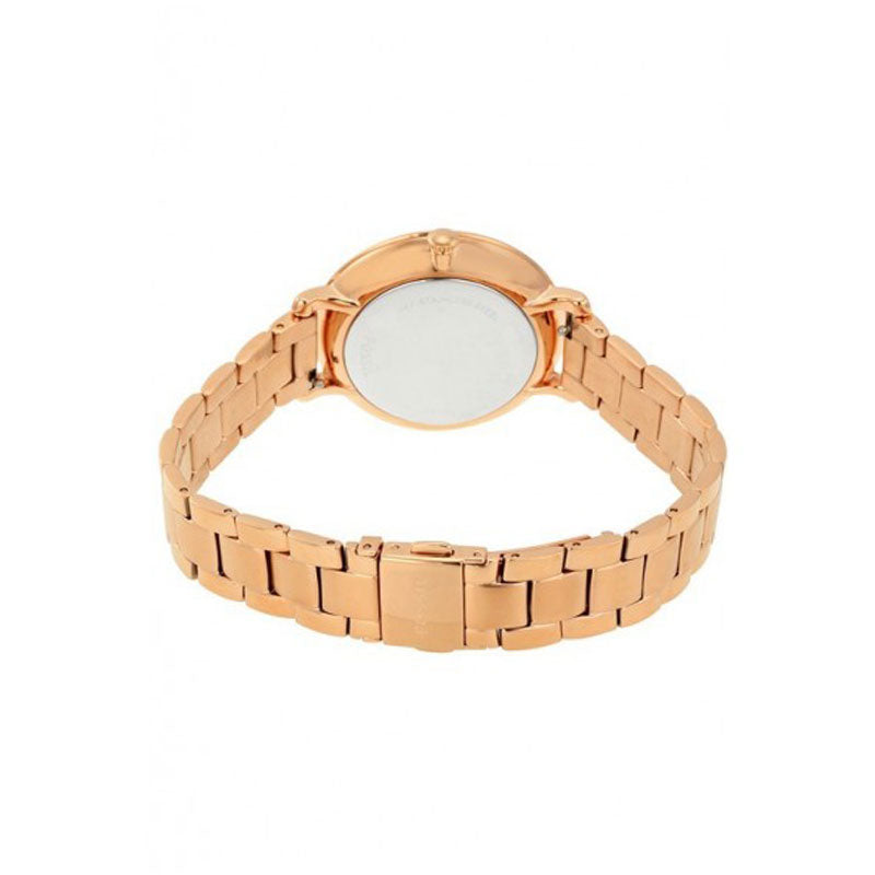 Fossil Jacqueline Rose Gold Dial Rose Gold Steel Strap Watch for Women - ES3970 Buy Now By Fossil
