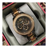 Fossil Stella Multifunction Brown Dial Two Tone Steel Strap Watch for Women - ES4079 Buy Now By Fossil