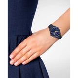 Fossil Tailor Blue Dial Blue Leather Strap Watch for Women - ES4092 Buy Now By Fossil