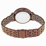 Fossil Jacqueline Brown Dial Brown Steel Strap Watch for Women - ES4100 Buy Now By Fossil