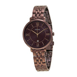 Fossil Jacqueline Brown Dial Brown Steel Strap Watch for Women - ES4100 Buy Now By Fossil