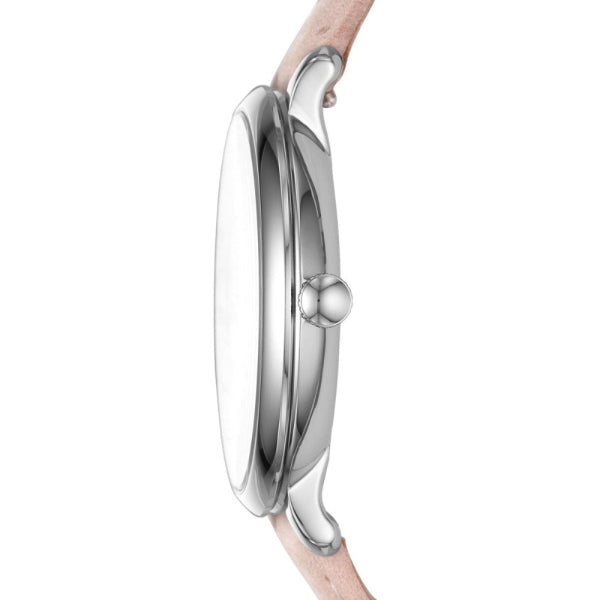 Fossil Jacqueline Blush Mother of Pearl Dial Pink Leather Strap Watch for Women - ES4151 Buy Now By Fossil