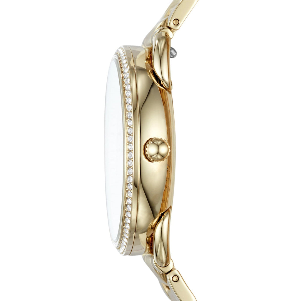 Fossil Tailor Gold Dial Gold Steel Strap Watch for Women - ES4263 Buy Now By Fossil