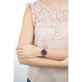 Fossil Jacqueline Three Hand Date Luggage Blue Dial Brown Leather Strap Watch for Women - ES4274 Buy Now By Fossil