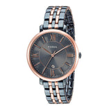 Fossil Jaqueline Grey Dial Two Tone Steel Strap Watch for Women - ES4321 Buy Now By Fossil