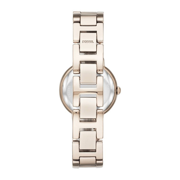 Fossil Virginia Pink Dial Pink Steel Strap Watch for Women - ES4482 Buy Now By Fossil