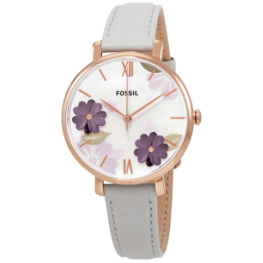 Fossil Jacqueline Multi Colored Dial Blue Leather Strap Watch for Women - ES4813 Buy Now By Fossil