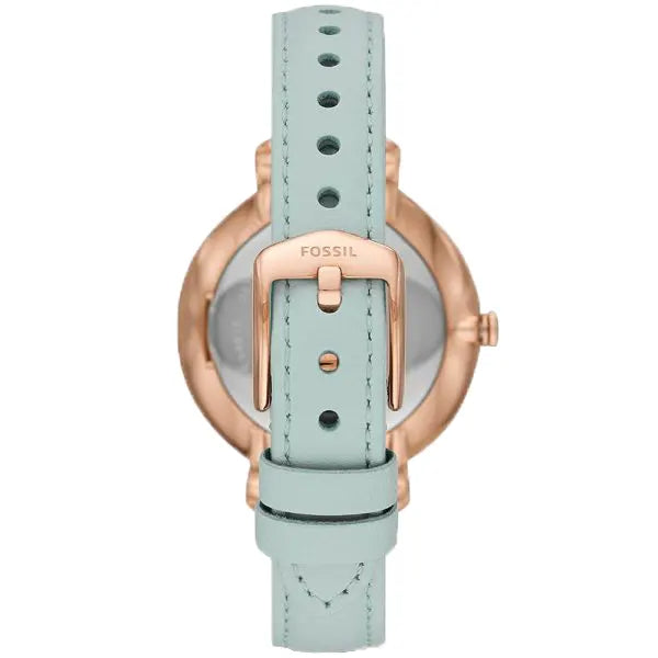 Fossil Jacqueline Multi Colored Dial Blue Leather Strap Watch for Women - ES4813 Buy Now By Fossil