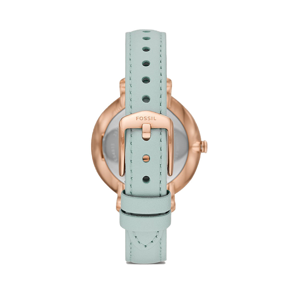 Fossil Jacqueline Multi Colored Dial Blue Leather Strap Watch for Women - ES4813 Buy Now By Fossil