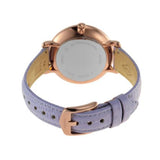Fossil Jacqueline Purple Dial Purple Leather Strap Watch for Women - ES4814 Buy Now By Fossil
