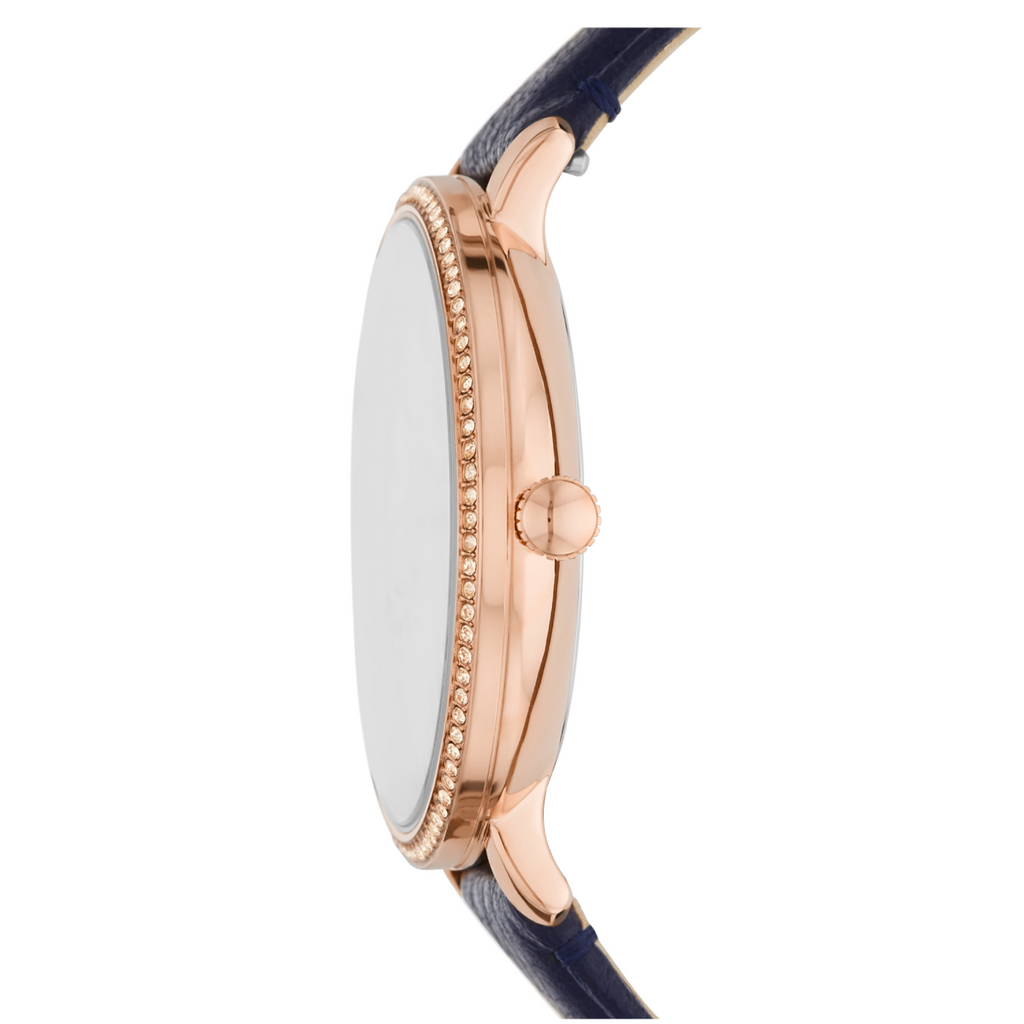 Fossil Jacqueline White Dial Blue Leather Strap Watch for Women - ES4291 Buy Now By Fossil