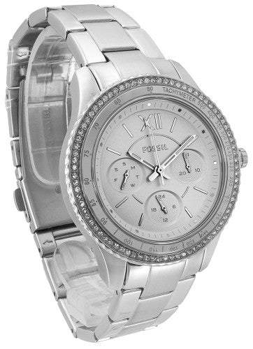 Fossil Stella Sport Multifunction Silver Dial Silver Steel Strap Watch for Women - ES5108 Buy Now By Fossil
