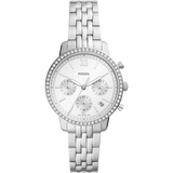 Fossil Neutra Chronograph Silver Dial Silver Steel Strap Watch for Women - ES5217 Buy Now By Fossil