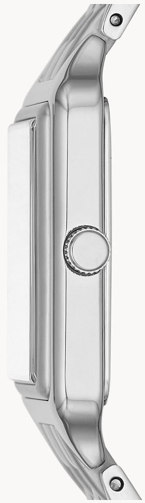 Fossil Raquel Three Hand Date White Dial Silver Steel Strap Watch for Women - ES5221 Buy Now By Fossil