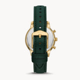 Fossil Neutra Chronograph Green Dial Green Leather Strap Watch for Women - ES5239 Buy Now By Fossil