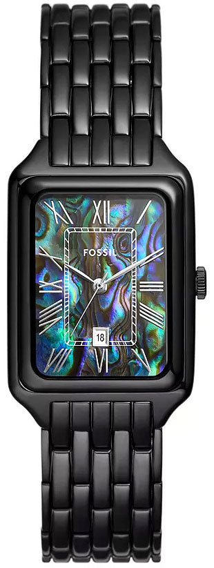 Fossil Raquel Three Hand Date Black Dial Black Steel Strap Watch For Women - ES5340 Buy Now By Fossil