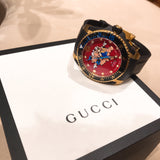 Gucci Dive Quartz Red Dial Black Rubber Strap Watch For Men - YA136325 Buy Now By Gucci