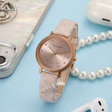 Emporio Armani Kappa Quartz Rose Gold Dial Pink Leather Strap Watch For Women - AR11010 Buy Now By Emporio Armani