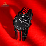 Emporio Armani Kappa Black Dial Two Tone NATO Strap Watch For Men - AR11015 Buy Now By Emporio Armani