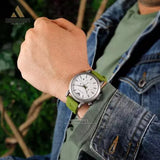 Emporio Armani Chronograph White Dial Green Rubber Strap Watch For Men - AR11022 Buy Now By Emporio Armani