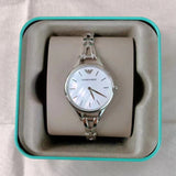 Emporio Armani Aurora Mother Of Pearl White Dial Silver Steel Strap Watch For Women - AR11054 Buy Now By Emporio Armani