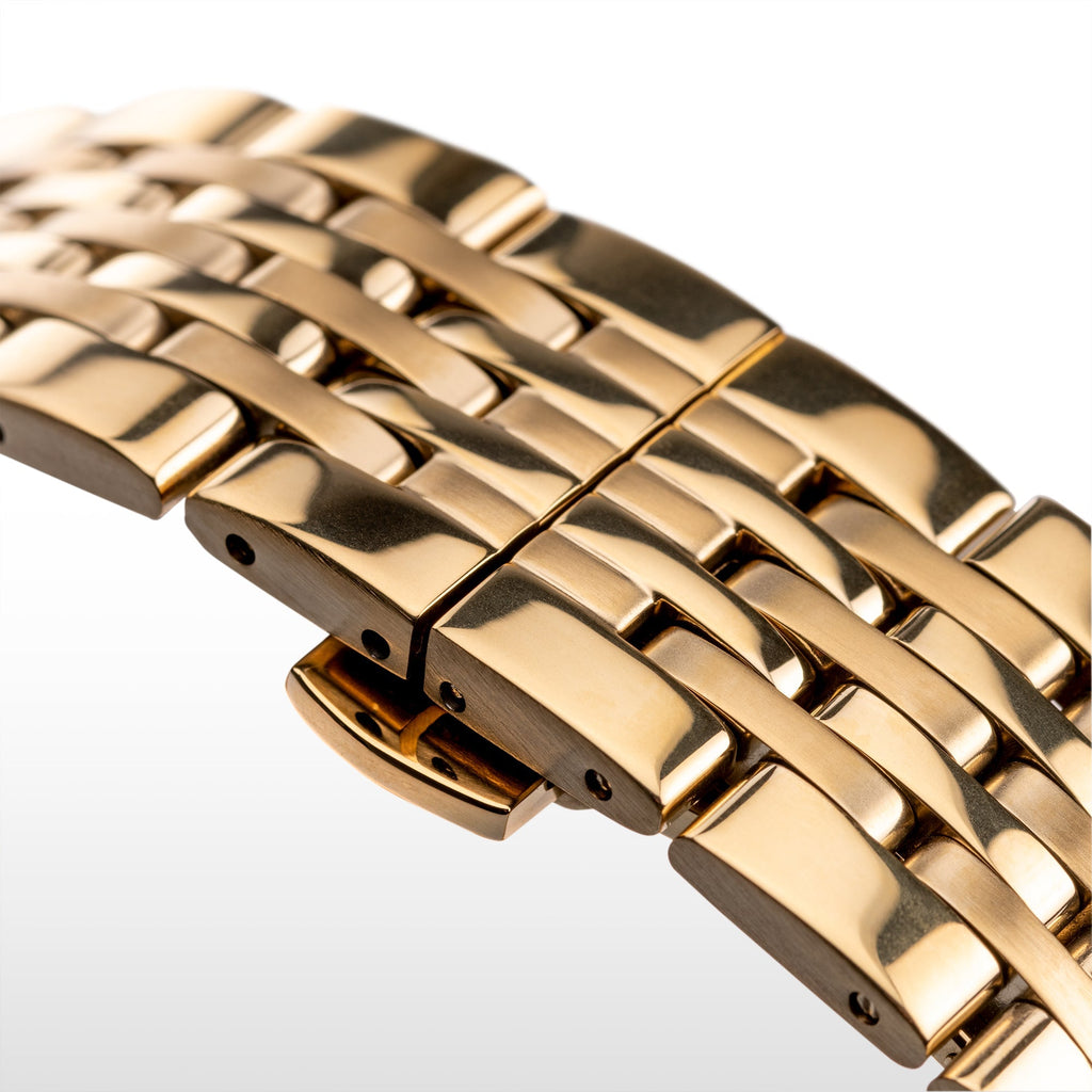 Emporio Armani Classic Chronograph Black Dial Gold Steel Strap Watch For Men - AR1893 Buy Now By Emporio Armani