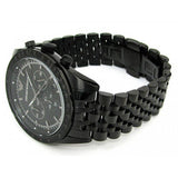 Emporio Armani Tazio Chronograph Black Dial Black Steel Strap Watch For Men - AR5989 Buy Now By Emporio Armani