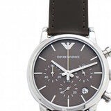 Emporio Armani Classic Chronograph Brown Dial Brown Leather Strap Watch For Men - AR1734 Buy Now By Emporio Armani