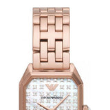 Emporio Armani Gioia Quartz Mother of Pearl Dial Rose Gold Steel Strap Watch For Women - AR11389 Buy Now By Emporio Armani