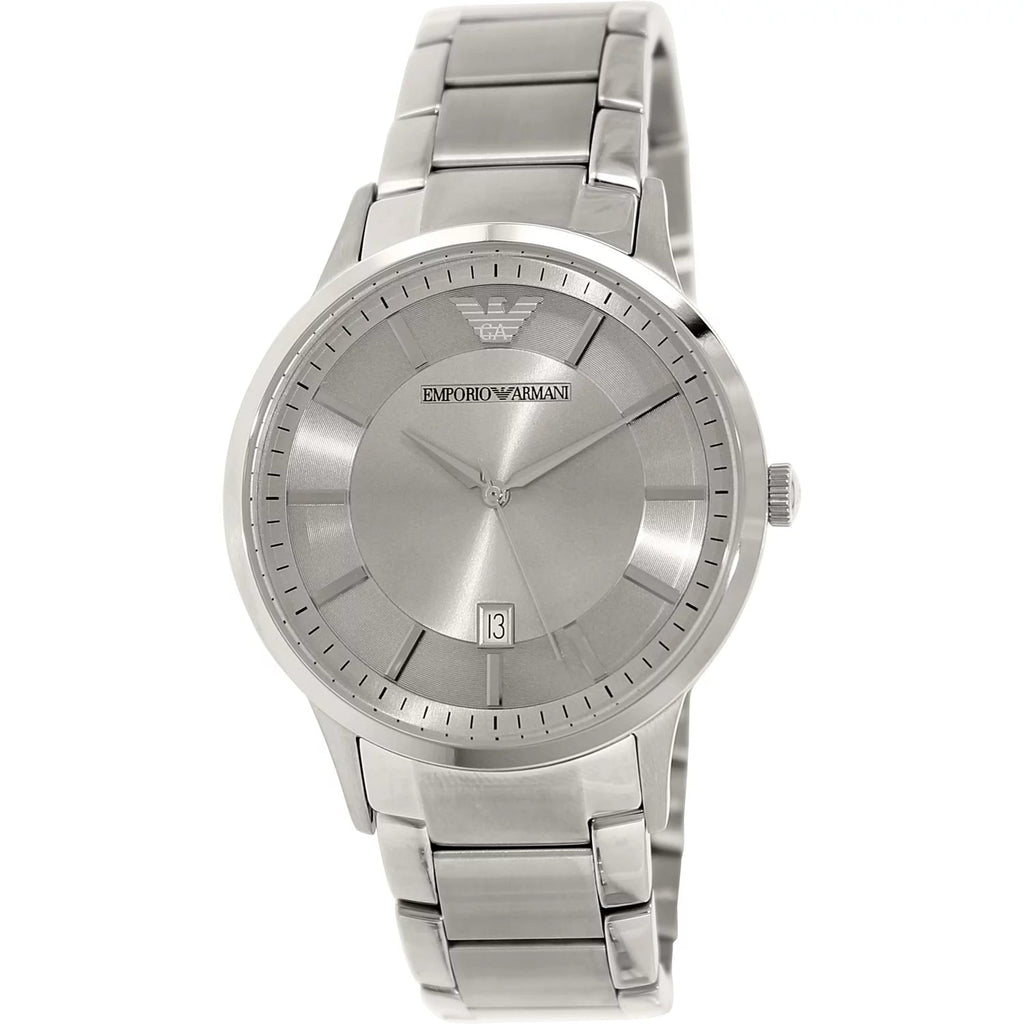 Emporio Armani Classic Quartz Silver Dial Silver Steel Strap Watch For Men - AR2478 Buy Now By Emporio Armani