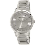 Emporio Armani Classic Quartz Silver Dial Silver Steel Strap Watch For Men - AR2478 Buy Now By Emporio Armani