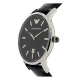 Emporio Armani Renato Black Dial Leather Strap Watch For Men - AR2411 Buy Now By Emporio Armani