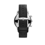 Emporio Armani Classic Quartz Chronograph White Dial Black Leather Strap Watch For Men - AR1807 Buy Now By Emporio Armani