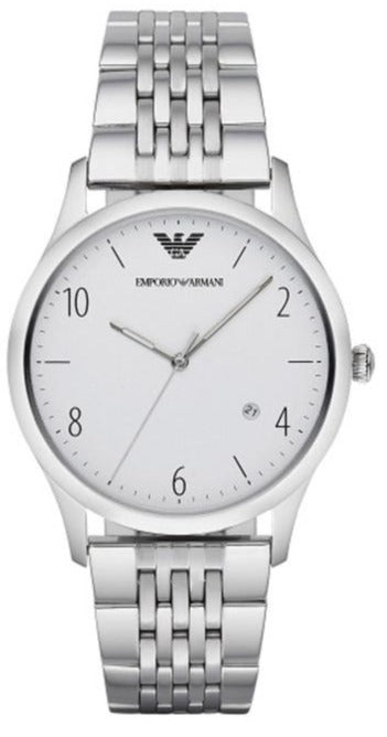 Emporio Armani Classic Silver Dial Silver Steel Strap Watch For Men - AR1867 Buy Now By Emporio Armani