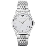 Emporio Armani Classic Silver Dial Silver Steel Strap Watch For Men - AR1867 Buy Now By Emporio Armani