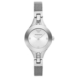 Emporio Armani Quartz Silver Dial Silver Steel Strap Watch For Women - AR7361 Buy Now By Emporio Armani