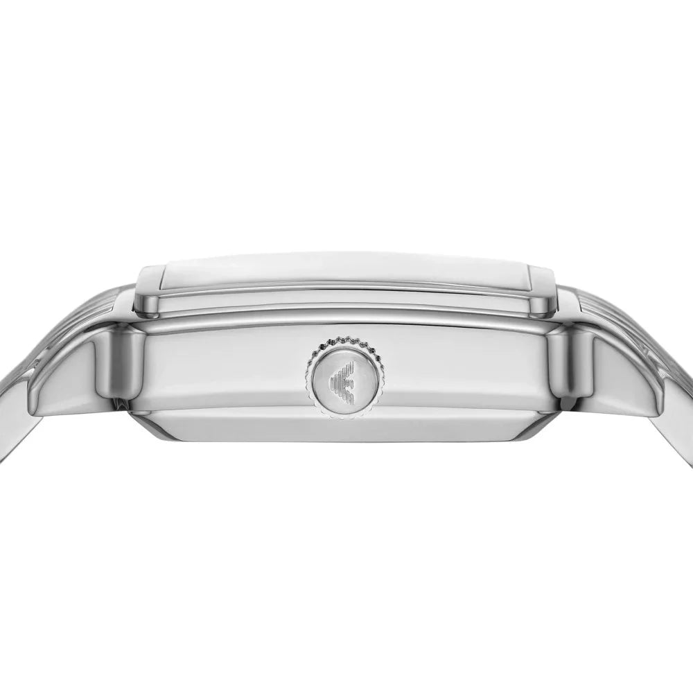 Emporio Armani Diego Automatic Black Dial Silver Steel Strap Watch For Men - AR60057 Buy Now By Emporio Armani