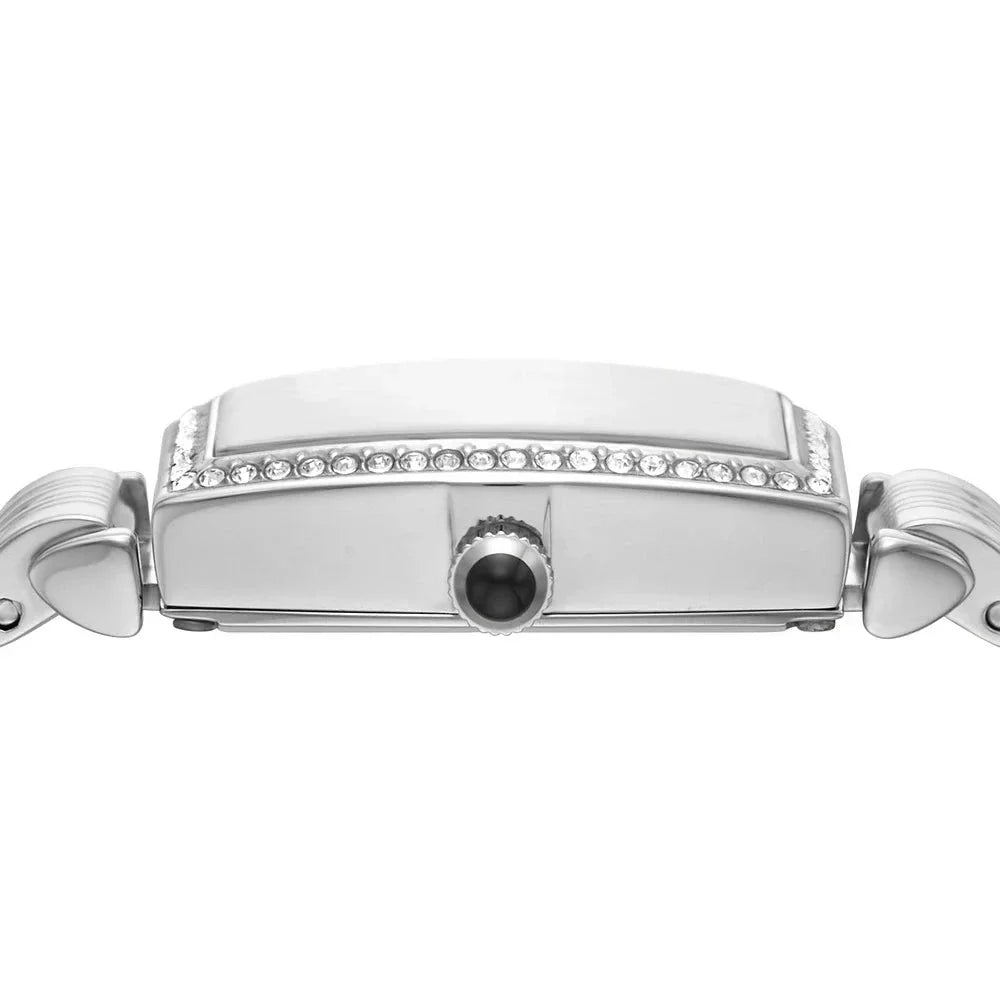 Emporio Armani Gianni T-Bar Quartz White Dial Silver Steel Strap Watch For Women - AR11405 Buy Now By Emporio Armani