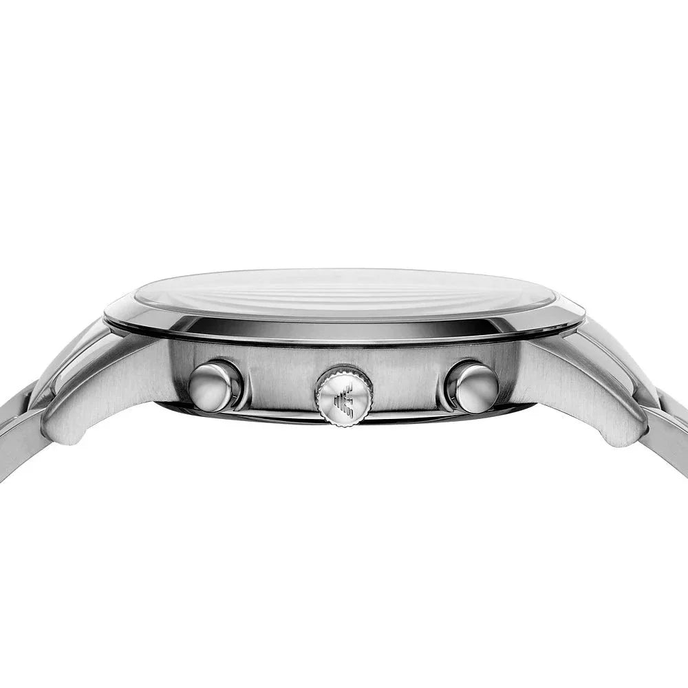 Emporio Armani Renato Chronograph Blue Dial Silver Steel Strap Watch For Men - AR11458 Buy Now By Emporio Armani