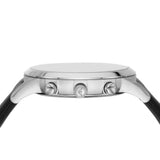 Emporio Armani Giovanni Analog Black Dial Black Leather Strap Watch For Men - AR11431 Buy Now By Emporio Armani