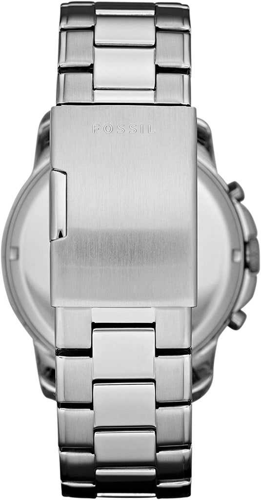 Fossil Grant Chronograph Black Dial Silver Steel Strap Watch for Men - FS4736 Buy Now By Fossil